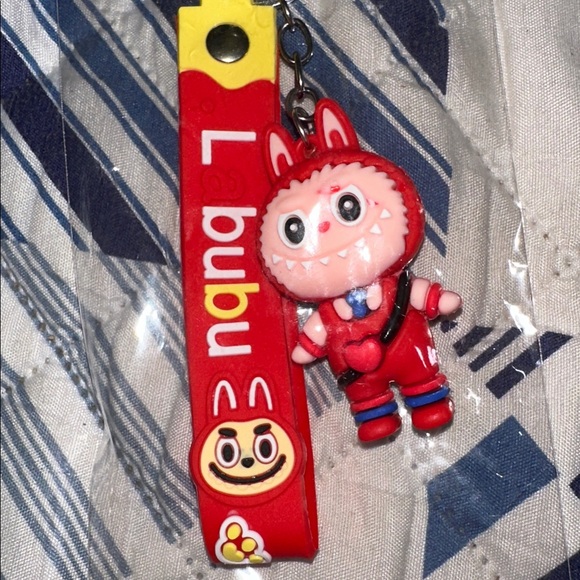 Labubu Red Keychain - Picture 2 of 2